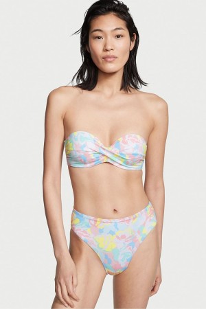 Victoria's Secret Bikini Bottom Camo Blauw | 24380-ZXWH