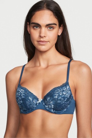 Victoria's Secret Body by Victoria Kanten Lightly Gevoerde Demi Bra Blauw | 86301-JMPT