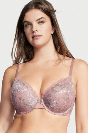 Victoria's Secret Body by Victoria Kanten Full Cup Push Up Bra Roze | 30457-RUKQ