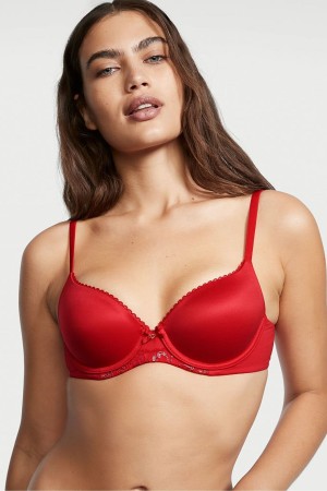 Victoria's Secret Body by Victoria Smooth Lightly Gevoerde Demi Bra Rood | 63270-SBJQ