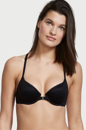 Victoria's Secret Body by Victoria Smooth Front Bevestiging Lightly Gevoerde Demi Bra Zwart | 59086-HTPZ