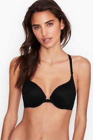 Victoria's Secret Body by Victoria Smooth Front Bevestiging Full Cup Push Up Bra Zwart | 86249-MXQT