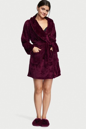 Victoria's Secret Cosy Kort Dressing Gown Rood | 97812-SJNA