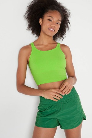 Victoria's Secret Crop Tank Top Groen | 96714-NZAR