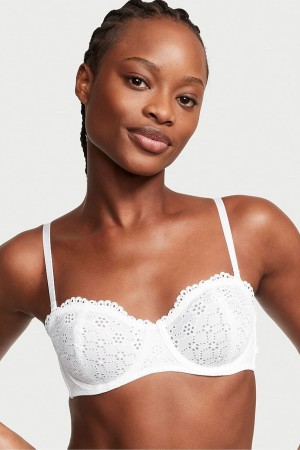 Victoria's Secret Dream Angels Broderie Scalloped Trim Bra Ensign | 80913-CLZT