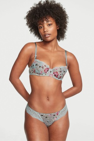 Victoria's Secret Dream Angels Embroidered Cheeky Knickers Groen | 17694-GWBZ