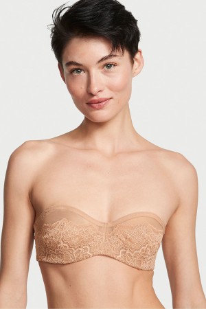 Victoria's Secret Dream Angels Kanten Balcony Minimiser Bra Zwart | 94368-MGAD