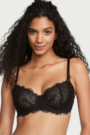 Victoria's Secret Dream Angels Kanten Bra Zwart | 30147-AVMK