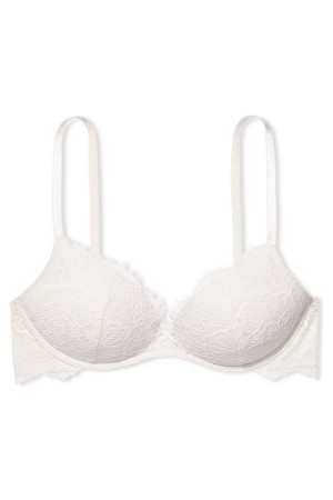 Victoria's Secret Dream Angels Kanten Lightly Gevoerde Non Wired Bra Wit | 09378-KSBD