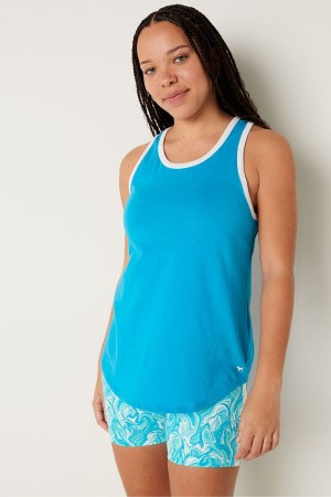 Victoria's Secret Everyday Ringer Tank Blauw | 92540-WQGS