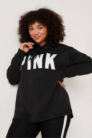 Victoria's Secret Fleece Campus Hoodie Zwart | 80463-TRPU