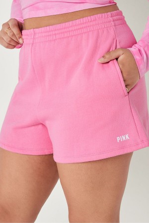 Victoria's Secret Fleece Kort Roze | 40238-ZIQW