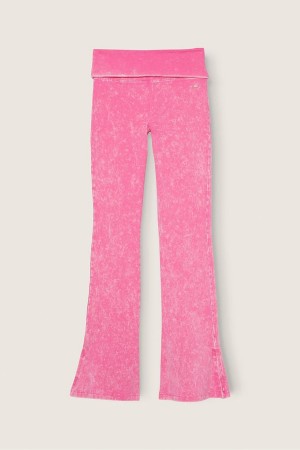 Victoria's Secret Foldover Flare Legging Paars | 01754-RIDL