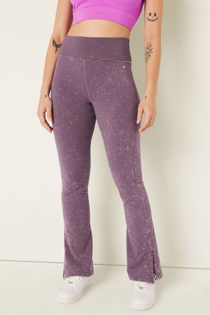 Victoria's Secret Foldover Flare Legging Paars | 02815-OKLS