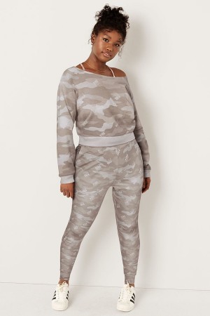 Victoria's Secret High Taille Mager Jogger Peppercorn | 96317-NUFZ