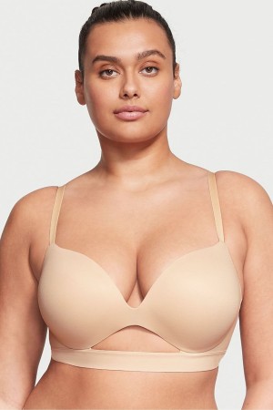 Victoria's Secret Incredible Smooth Non Wired Push Up Bra Zwart | 03981-DVGS