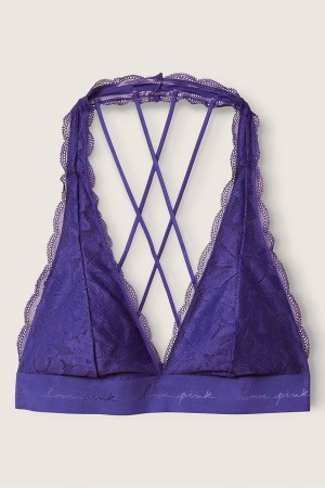 Victoria's Secret Kanten Bandjes Back Halterneck Bralette Koraal Room Oranje | 20738-VLFU