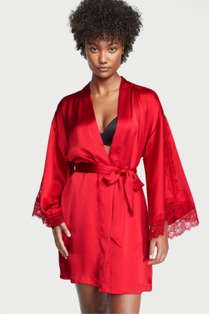 Victoria's Secret Kanten Inset Robe Rood | 29845-CBLD