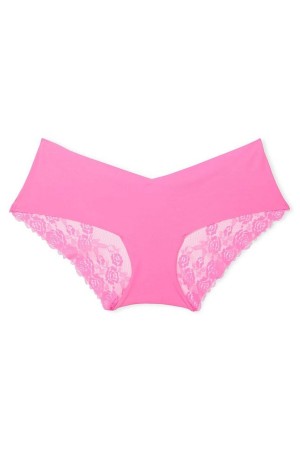 Victoria's Secret Kanten No Show Hipster Knickers Roze | 58173-OHIU