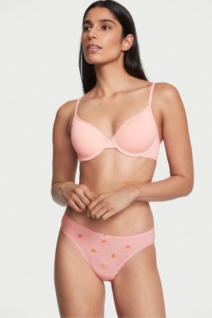 Victoria's Secret Katoenen Bikini Knickers Roze | 05483-CFVQ