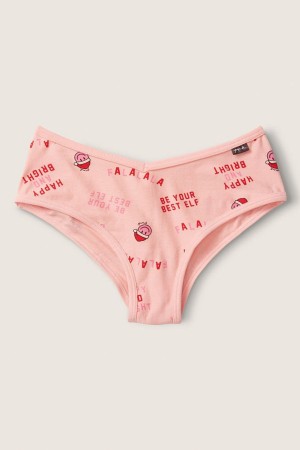 Victoria's Secret Katoenen Cheeky Knickers Donkergroen | 25748-XTMB