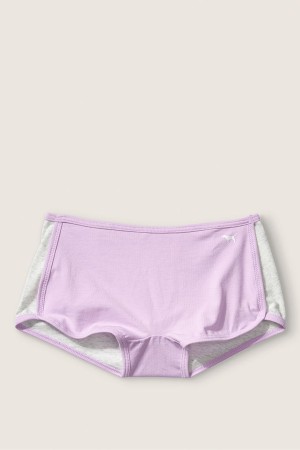 Victoria's Secret Katoenen Kort Knickers Blauw | 30456-FGEL