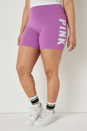 Victoria's Secret Katoenen Logo Cycling Kort Block Party | 76589-RXLE