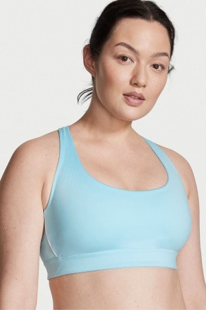 Victoria's Secret Lichtgewicht Smooth Bandjes Back Non Wired Minimum Impact Sports Bra Zwart | 91540-YSHP