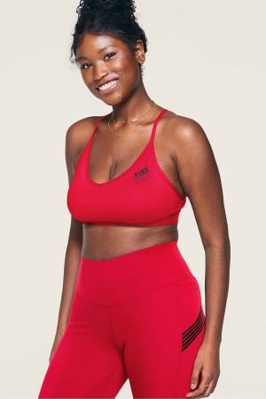 Victoria's Secret Lightly Gevoerde Low Impact Sports Bra Neon Bubble Empower Each Other | 65028-AHDM