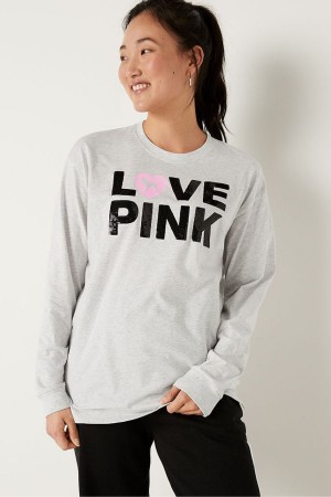 Victoria's Secret Long Sleeve T-Shirt Groen | 50641-ILYR