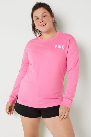 Victoria's Secret Long Sleeve T-Shirt Groen | 07195-EDUM