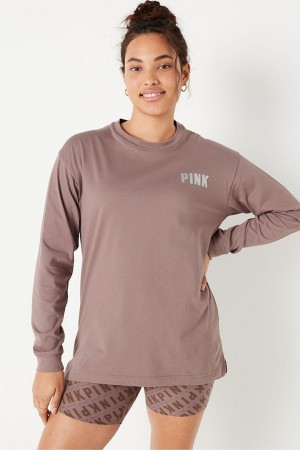 Victoria's Secret Long Sleeve T-Shirt Groen | 45968-QAUY