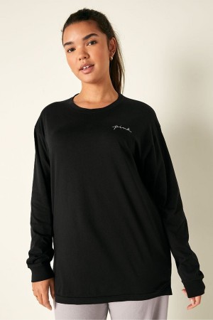 Victoria's Secret Long Sleeve T-Shirt Paars | 16475-IPQH