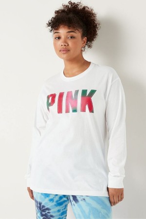 Victoria's Secret Long Sleeve T-Shirt Paars | 49607-BPIZ