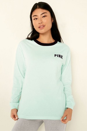 Victoria's Secret Long Sleeve T-Shirt Zwart | 21079-WETK