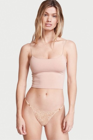 Victoria's Secret Love Cloud Kanten Bikini Knickers Zwart | 56173-DZPA