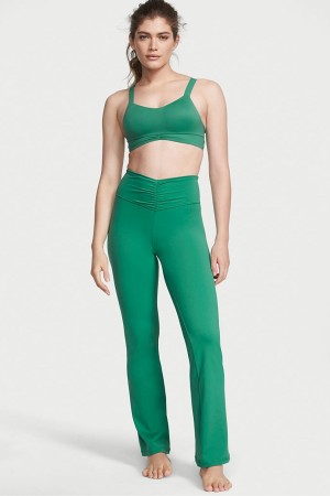 Victoria's Secret Love Cloud Ruched Flare Legging Groen | 93852-GJER