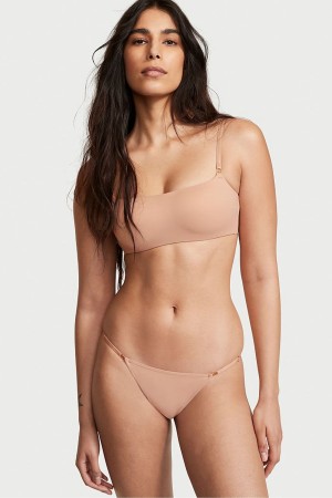 Victoria's Secret Love Cloud Smooth Bikini Knickers Sweet Nougat Nude | 54981-FPRV