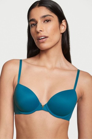 Victoria's Secret Love Cloud Smooth Lightly Gevoerde Demi Bra Blauw | 23754-QOZJ