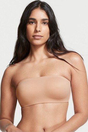 Victoria's Secret Love Cloud Smooth Lightly Gevoerde Non Wired Strapless Bra Sweet Nougat Nude | 73016-PKRF