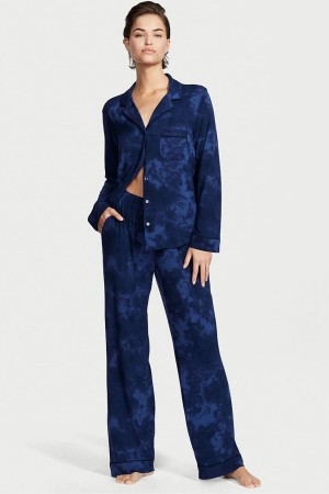 Victoria's Secret Modal Long Pyjamas Grijs | 84753-QHKU