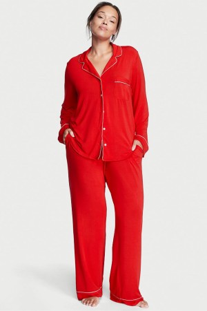 Victoria's Secret Modal Long Pyjamas Zwart Groen | 35218-YXDS