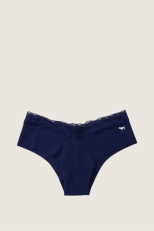 Victoria's Secret No-Show No Show Cheeky Knickers Blauw | 78901-JPFE