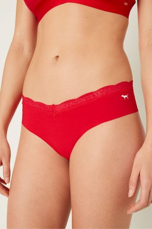 Victoria's Secret No-Show No Show Cheeky Knickers Rood | 87604-QSIP