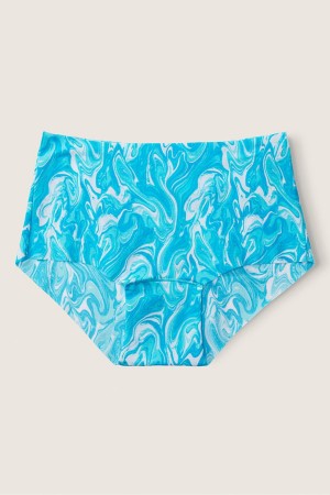 Victoria's Secret No-Show No Show Kort Knickers Blauw | 52718-EKCF