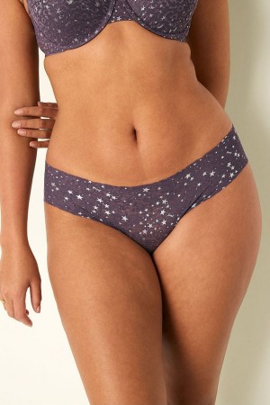 Victoria's Secret No-Show No Show Soft Kanten Cheekster Knickers Paars | 15374-FQYK