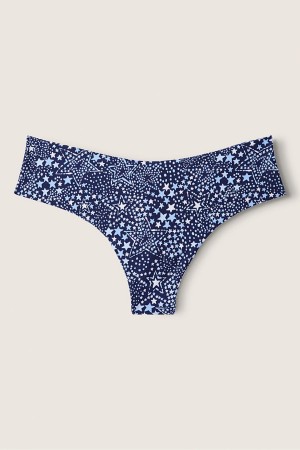 Victoria's Secret No-Show No Show String Knickers Blauw | 43076-WPZQ