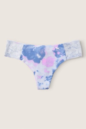 Victoria's Secret No-Show No Show String Knickers Blauw | 54976-DQCS