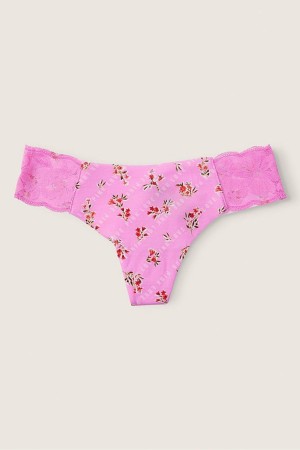 Victoria's Secret No-Show No Show String Knickers Blauw | 36514-RIMQ