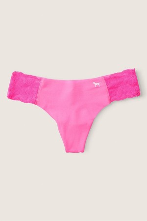 Victoria's Secret No-Show No Show String Knickers Roze Roze | 02348-LOKQ